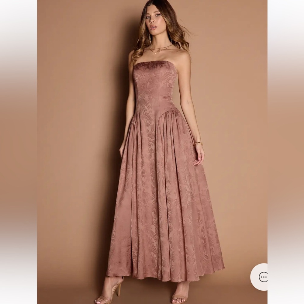 Azazie Milla Rosewood Maxi Dress!!